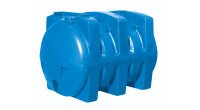 Trinkwassertank AquaBank oberirdisch horizontal blau